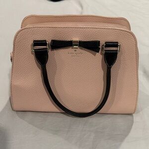 Kate Spade Blush and Black Satchel